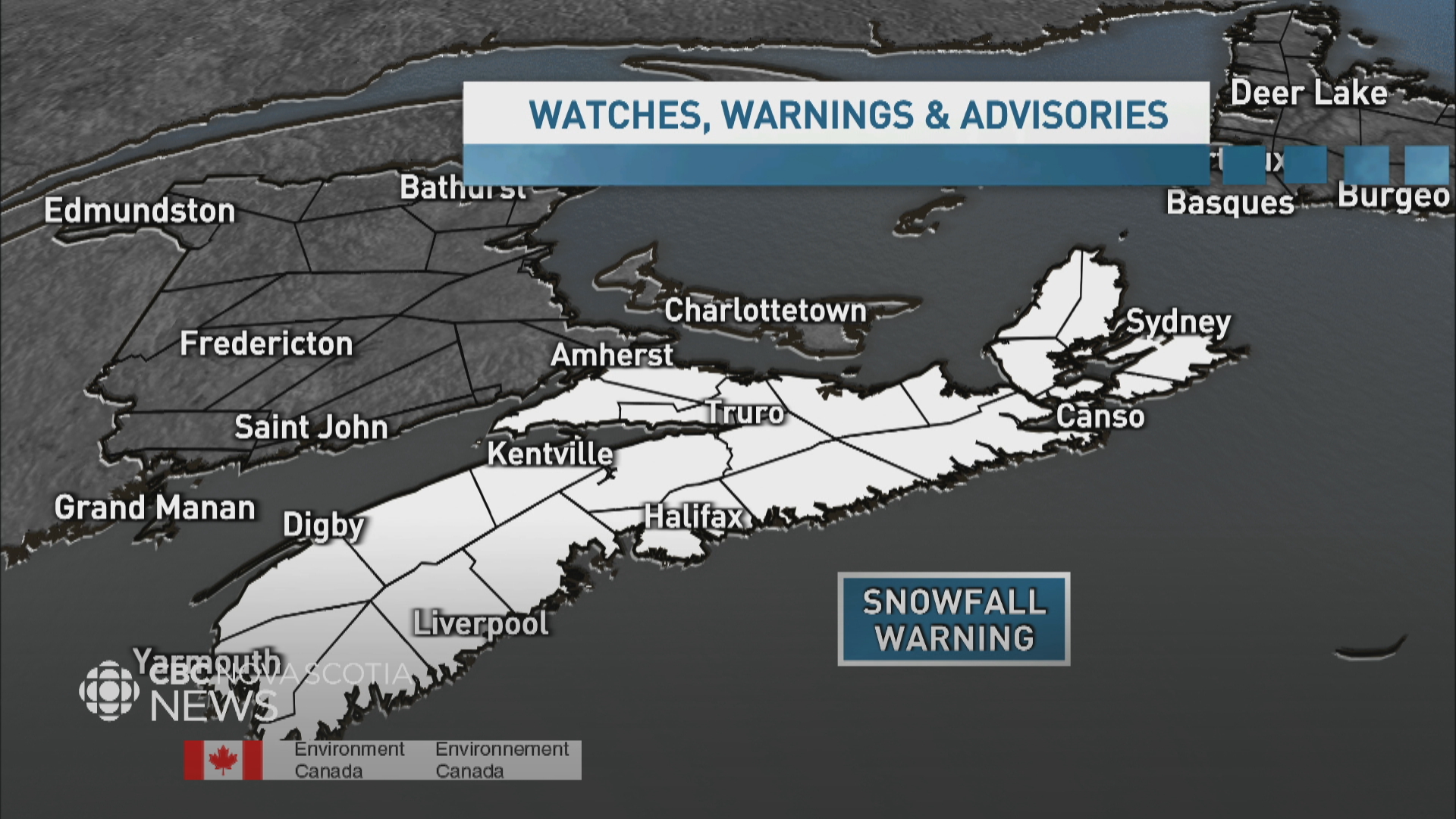 Will winter finally arrive? Snowfall warnings in effect for all of Nova