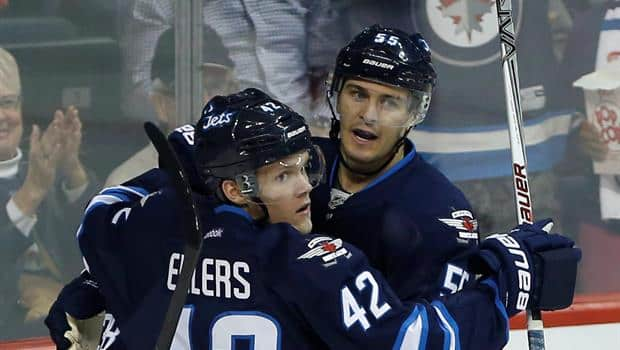 Mark Scheifele Scores 2 Goals For Jets In Win Over Flames | CBC Sports