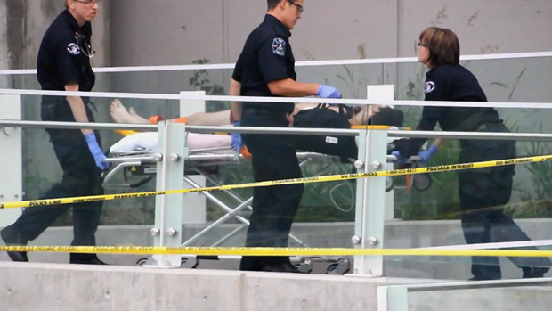 Police Shoot Knife Wielding Man At Surrey Skytrain Station Cbc News