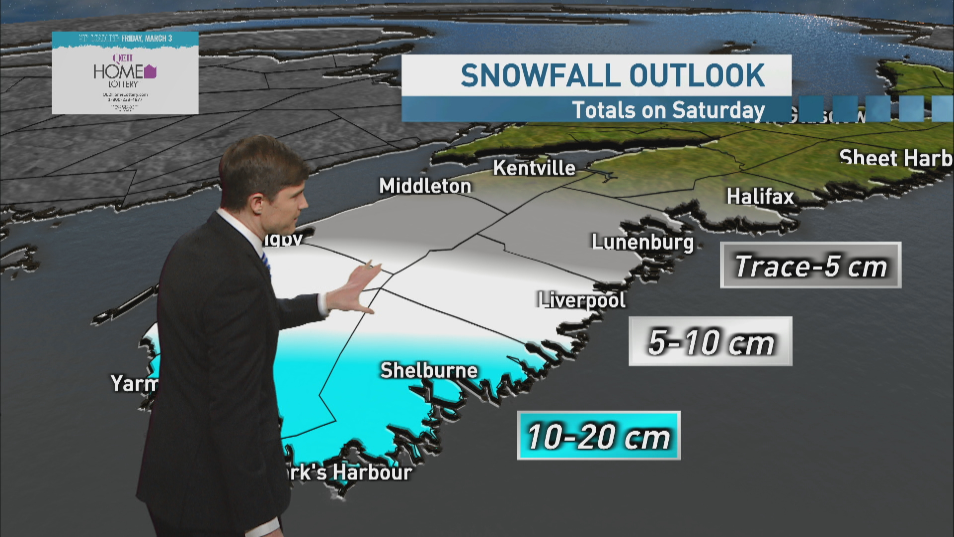 Snowfall warning issued for southwest Nova Scotia CBC News