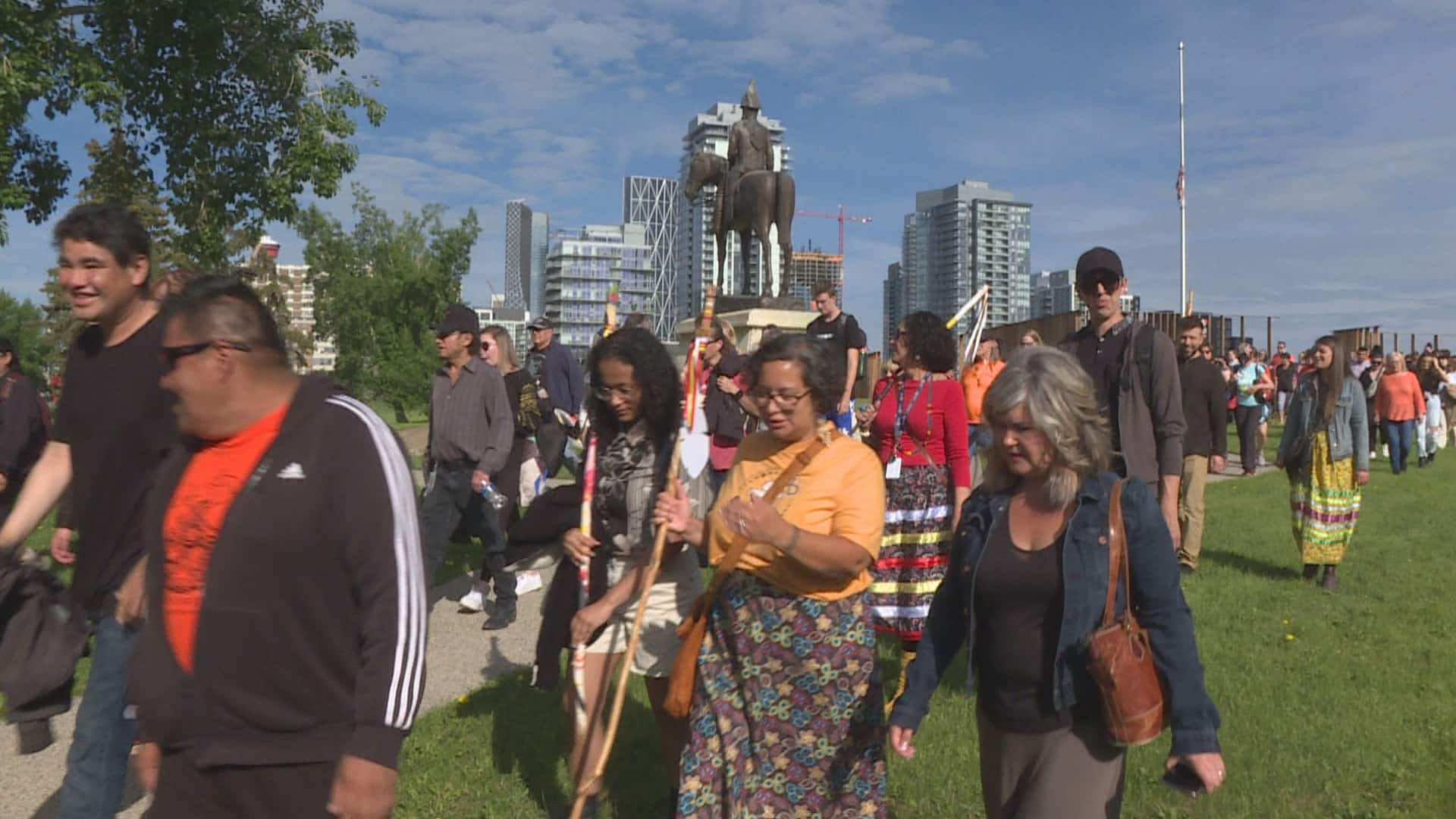 Walk Of Reconciliation Takes Place In Calgary On National Indigenous ...