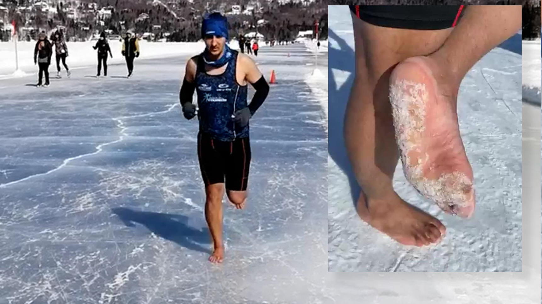 running a marathon in barefoot shoes