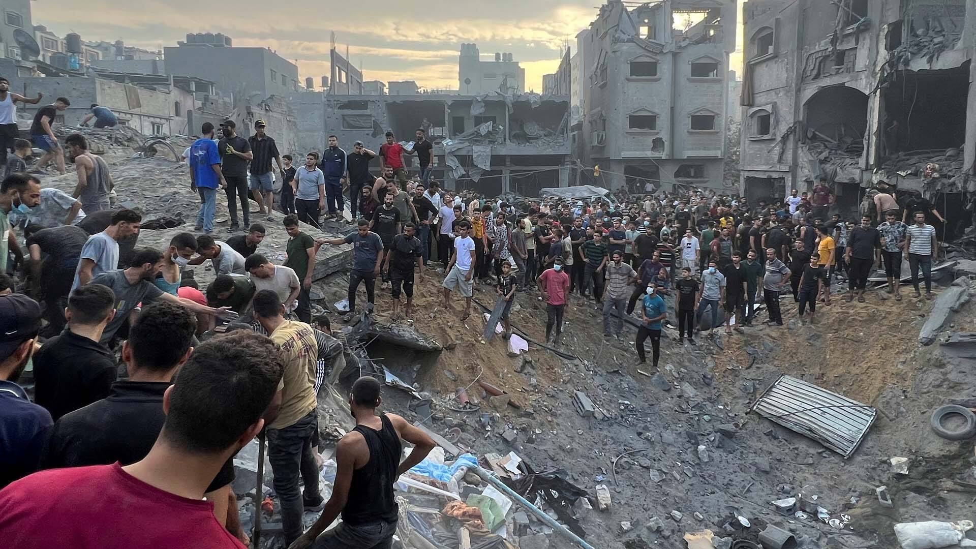 Israeli Airstrike Hits Jabalia Refugee Camp In Gaza | CBC.ca