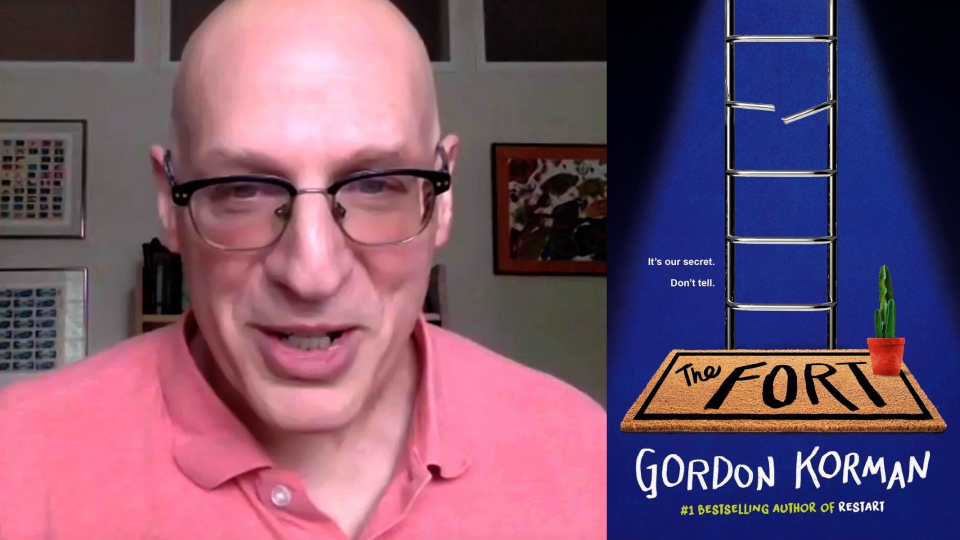 Author Gordon Korman on how 'the power of humour' can help tell serious