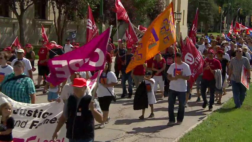 Labour Day parade draws more supporters of all ages this year | CBC News